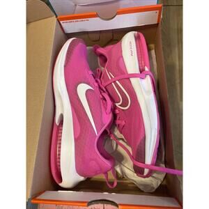 Nike Air Zoom Arcadia 2 (GS) 7y Laser Fuchsia/White Running Shoes Sneakers